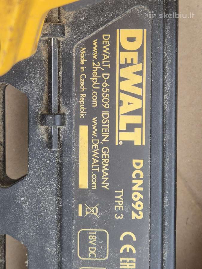 Dewalt Dcn 692 type 3 - nuotraukos Nr. 4