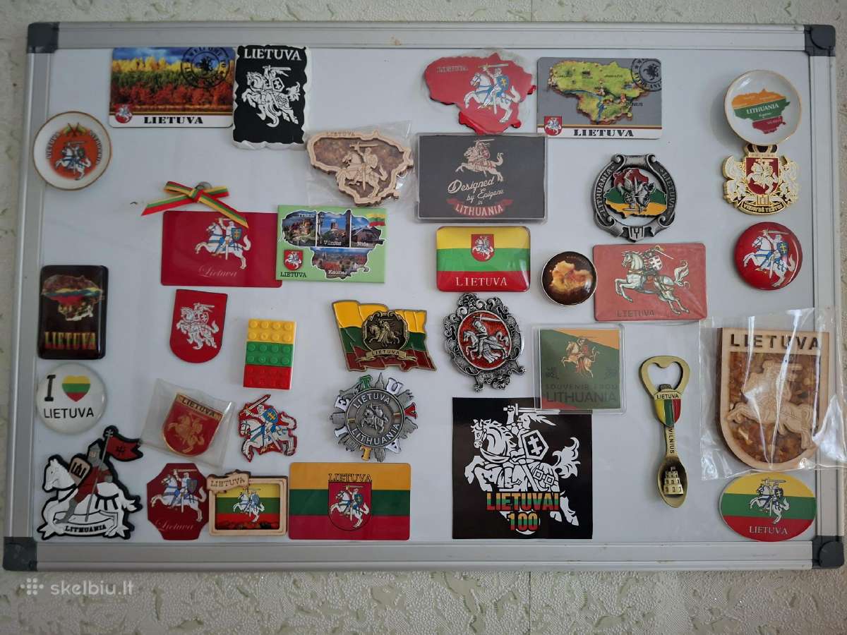 Kokekcijai magnetukai su Lietuvos simbolika - nuotraukos Nr. 2