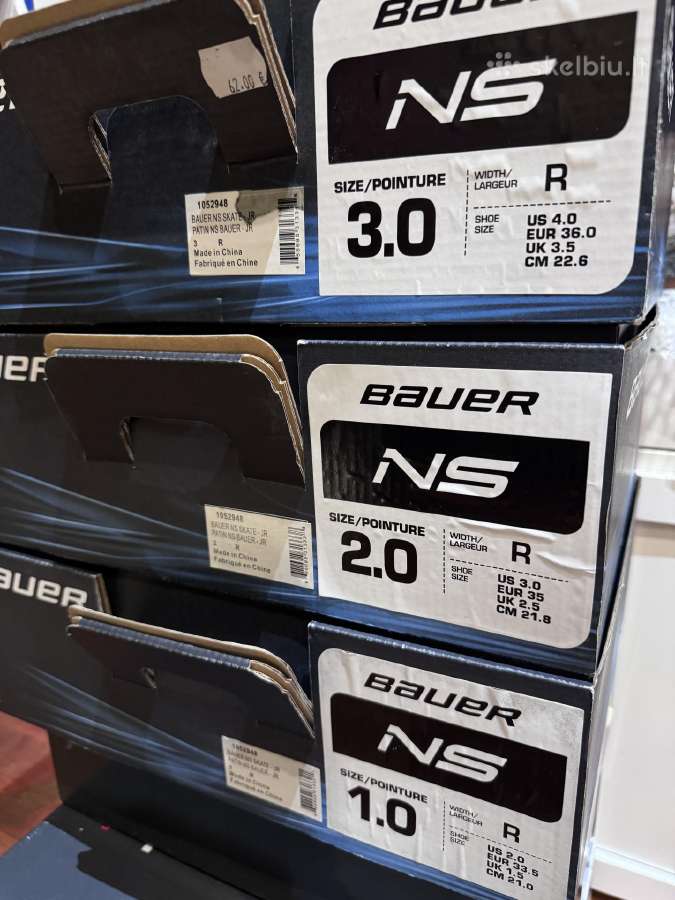 Bauer ledo ritulio pačiūžos 33,5D. - nuotraukos Nr. 5