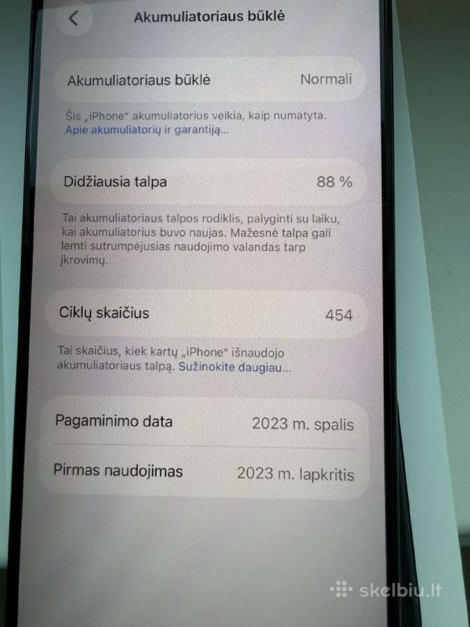 iPhone 15pro, 256gb - nuotraukos Nr. 4