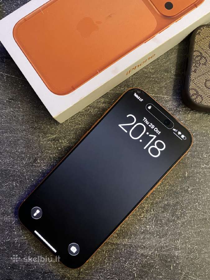 Parduodu iPhone 17 pro orange - nuotraukos Nr. 3