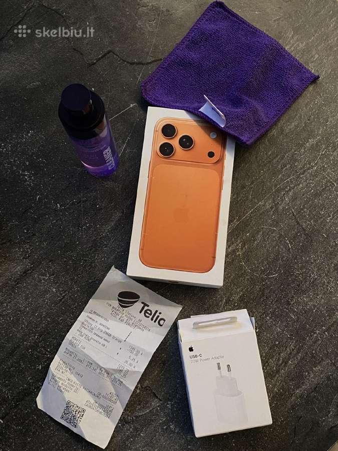Parduodu iPhone 17 pro orange - nuotraukos Nr. 6