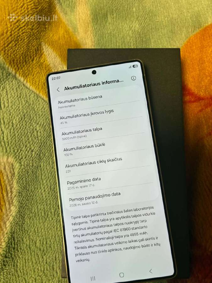 Samsung galaxy s25 ultera 256gb - nuotraukos Nr. 7