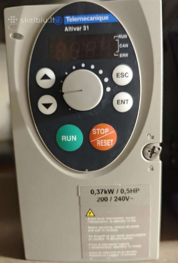 Dažnio keitiklis Telemecanique Altivar 31 0.37kw - nuotraukos Nr. 2