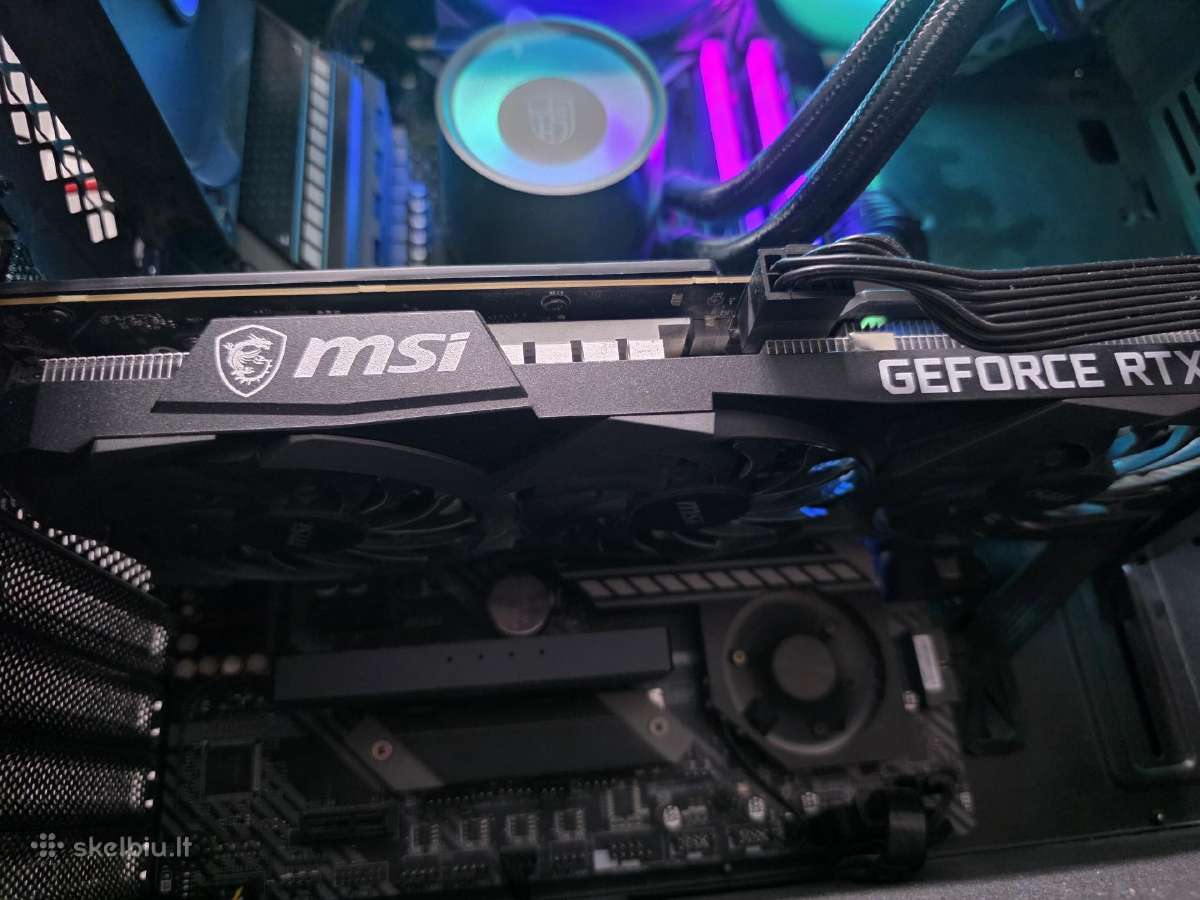 Msi Rtx 3060 Ti Ventus 3x Oc 8gb Gddr6 - nuotraukos Nr. 2