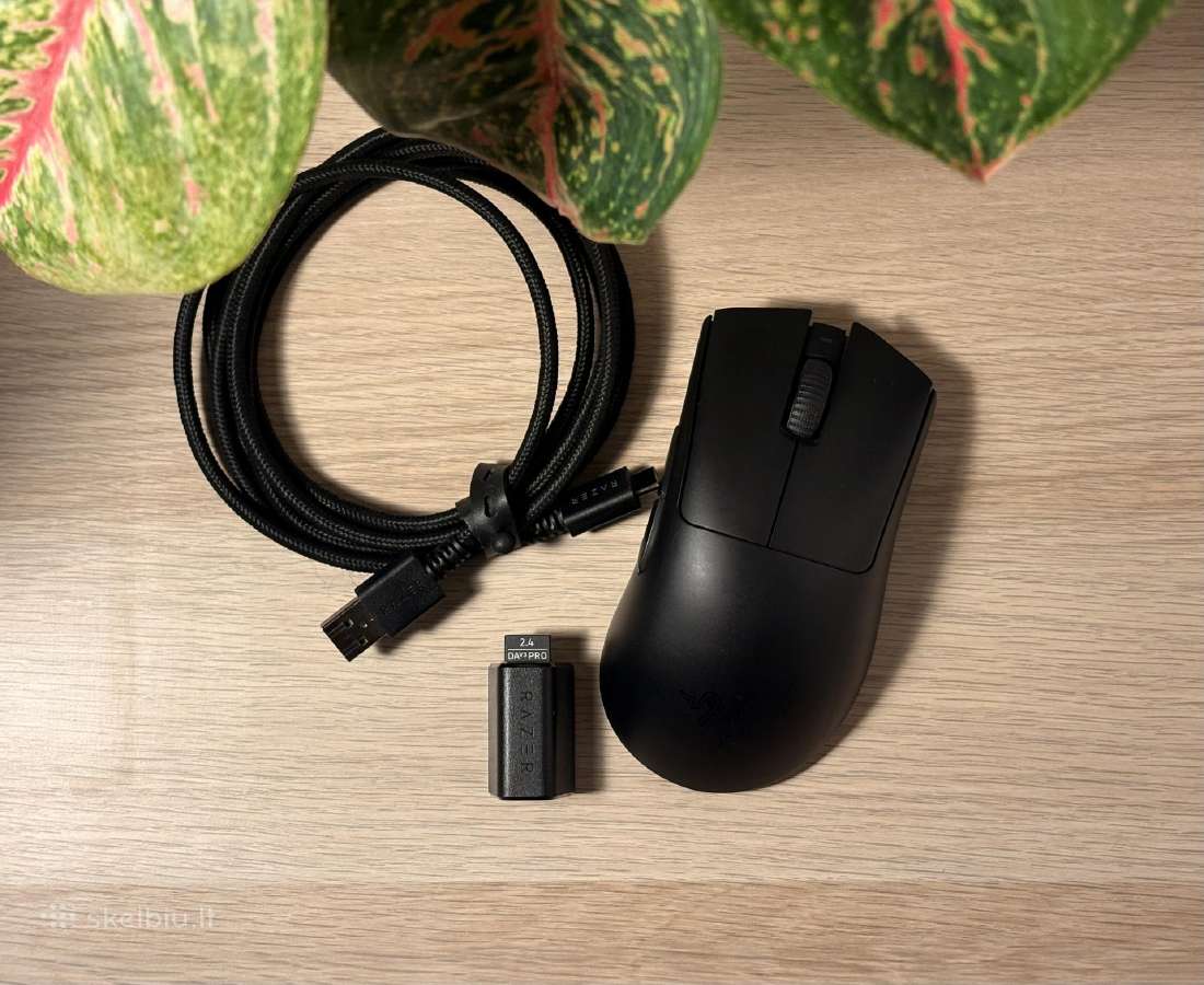 Razer Deathadder V3 Pro pelytė - nuotraukos Nr. 3