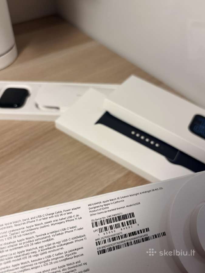 Apple watch Se 3 44mm Midnight - nuotraukos Nr. 2