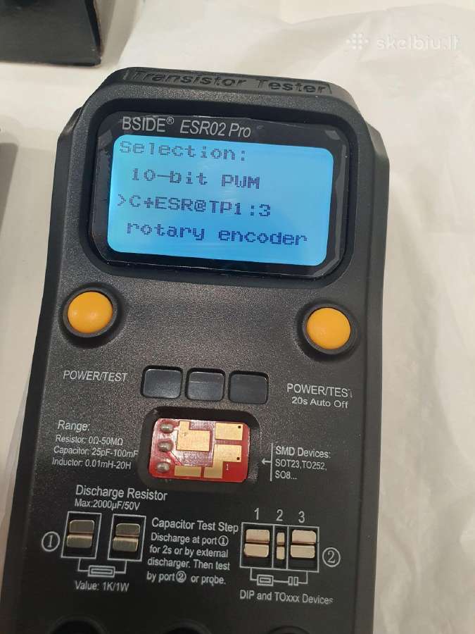 Universalus elektronikos komponentų testeris - nuotraukos Nr. 7