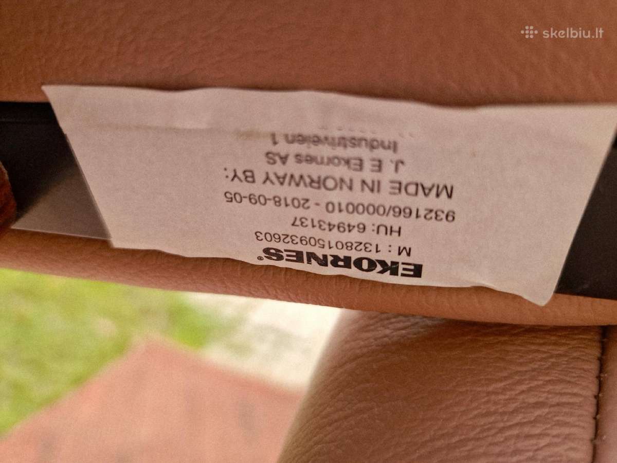 Ekornes poilsio fotelis/reglaineris su pakoju - nuotraukos Nr. 14