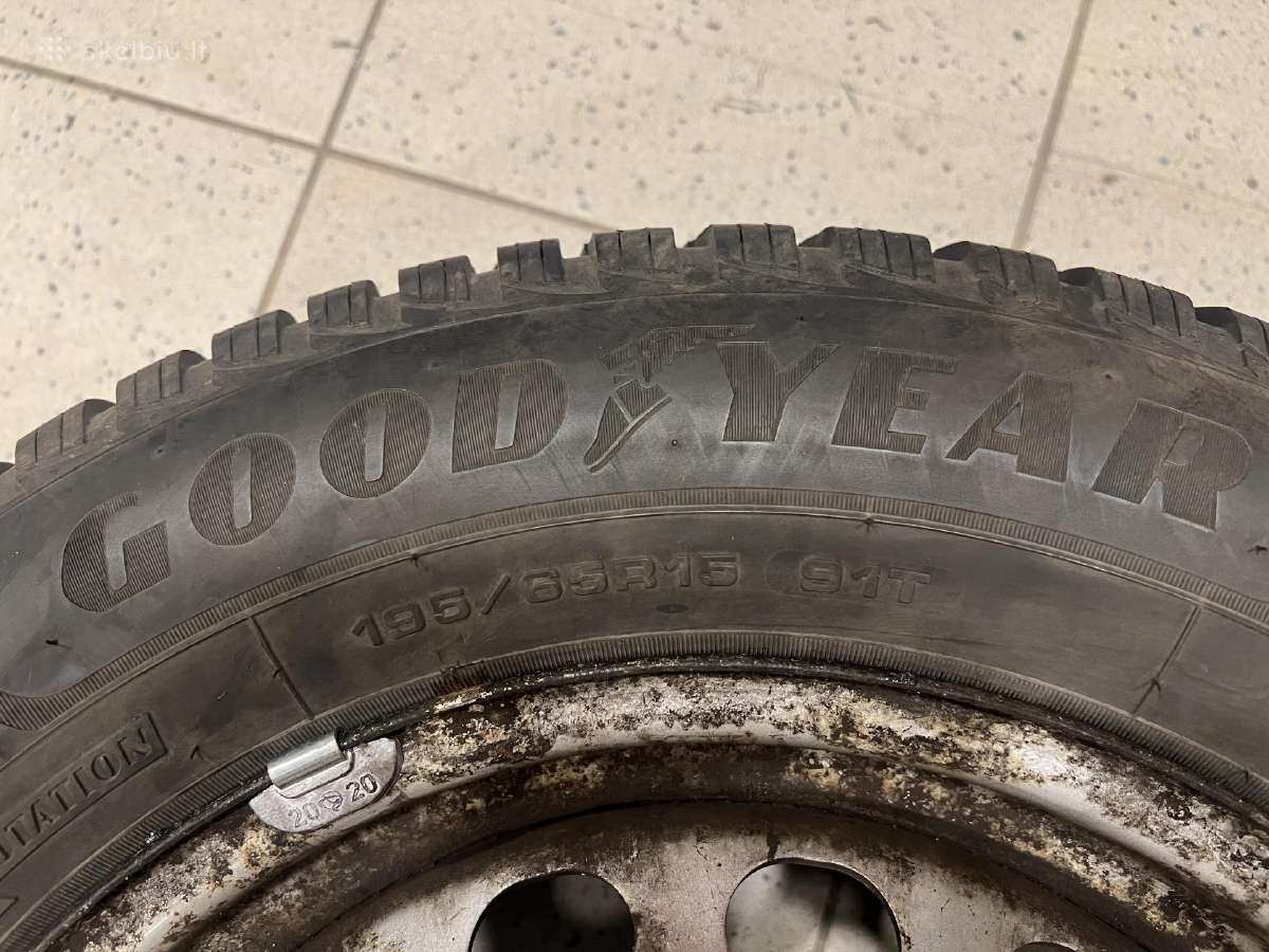 Good year ziemines 2024m 195 65 R15 VW ratlankiai - nuotraukos Nr. 10