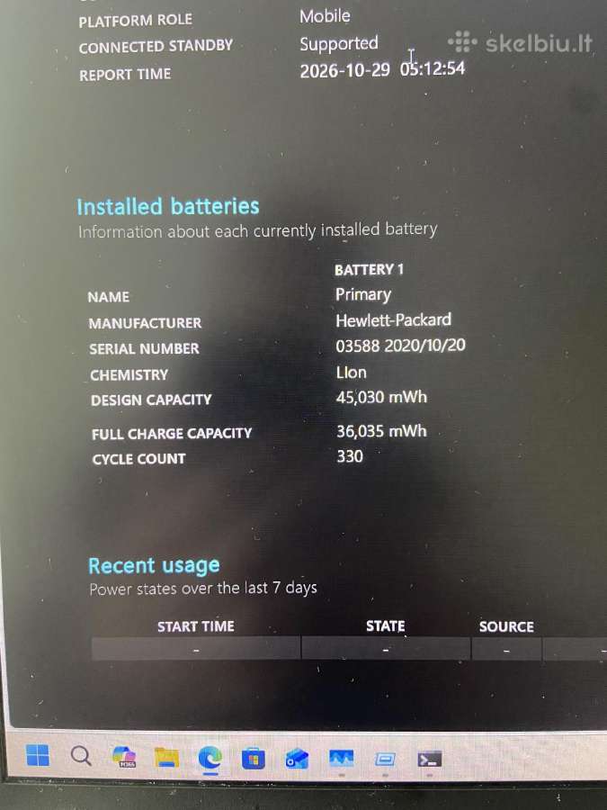 I5 11th gen 256gb Hp probook 450 g8; RAM: 8/32/64 - nuotraukos Nr. 12