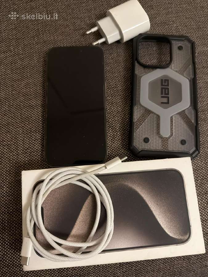Parduodu savo asmeninį iPhone 15 pro 256 GB komple - nuotraukos Nr. 2