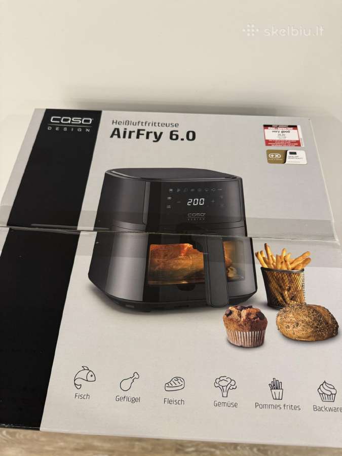 Caso Airfry 6.0 karsto oro grizdintuve - nuotraukos Nr. 2