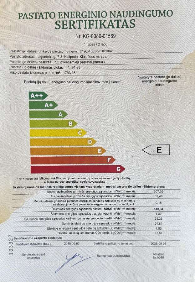 Įrengtos komercinės patalpos Klaipėdos centre - nuotraukos Nr. 13