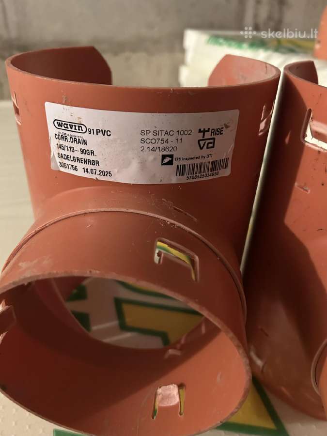 Wavin Pvc drenažo atšaka 145/113 - nuotraukos Nr. 3