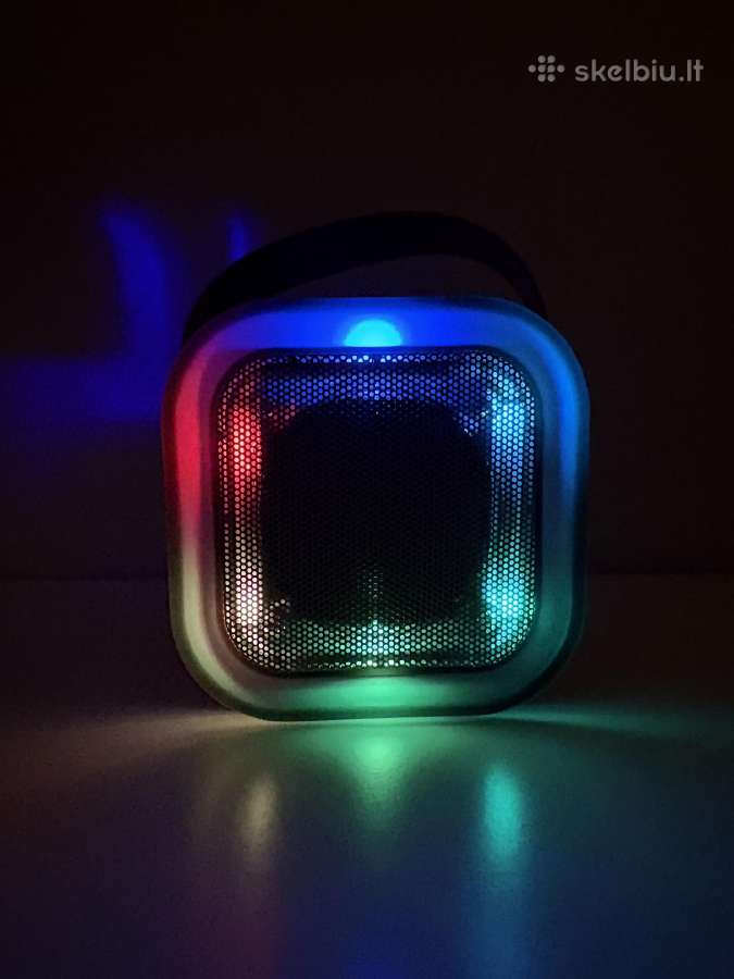 Rožinis Karaoke rinkinys+2 mikrofonai ir Rgb LED - nuotraukos Nr. 4