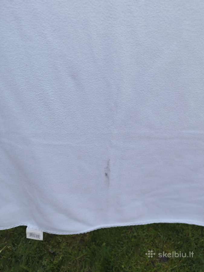 Balti pledai pledukai 100% poliesteris 6vnt - nuotraukos Nr. 8