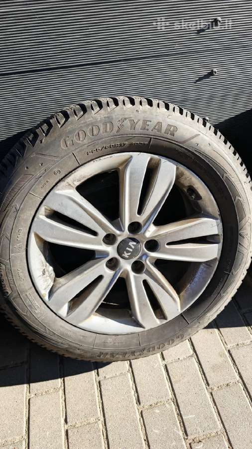 Kia Sportage R17 ratlankiai su žieminėm padangomis - nuotraukos Nr. 3