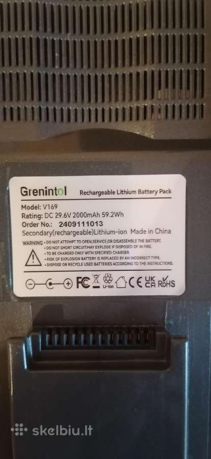 Grenintol 2in1. dulkiu siurblys sluota. 500 W - nuotraukos Nr. 6