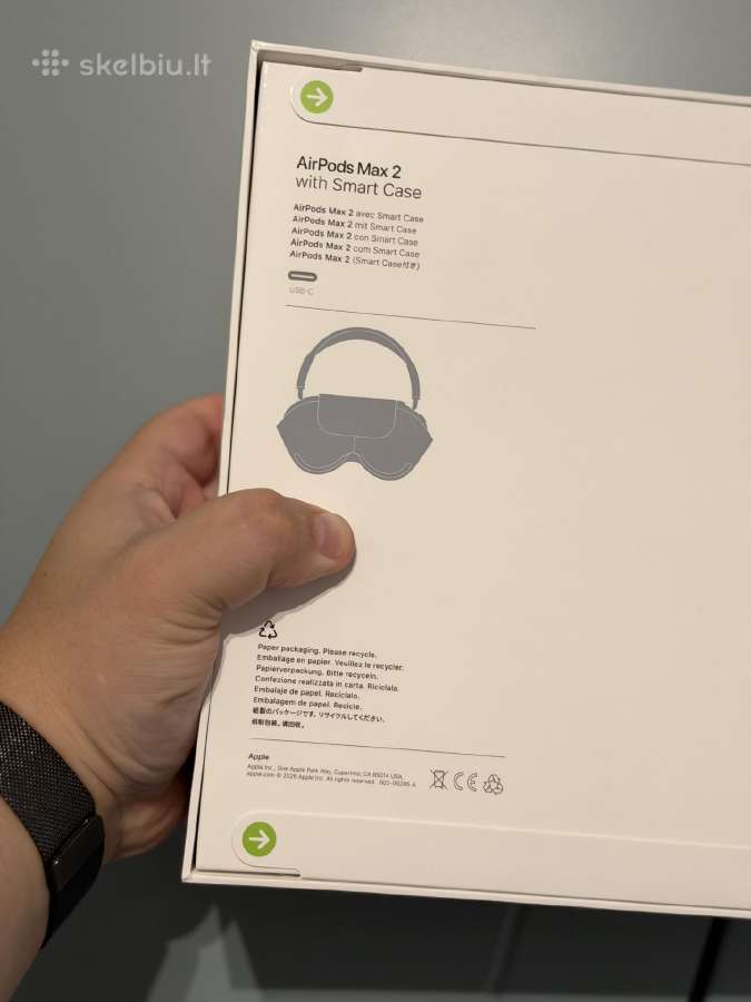 Naujos Apple Airpods Max 2 2026m su garantija. - nuotraukos Nr. 2