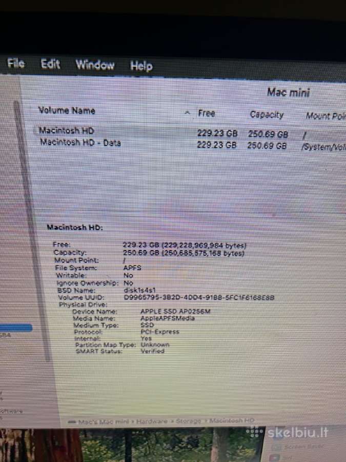 Apple Mac mini (2018) i7 3.2 GHz/16g RAM/256gb SSD - nuotraukos Nr. 6