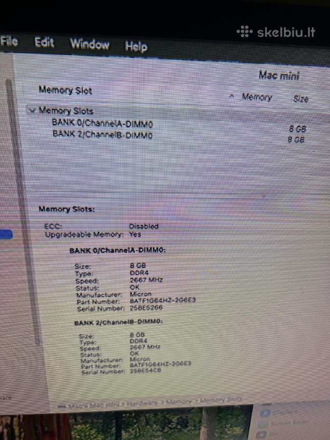 Apple Mac mini (2018) i7 3.2 GHz/16g RAM/256gb SSD - nuotraukos Nr. 4