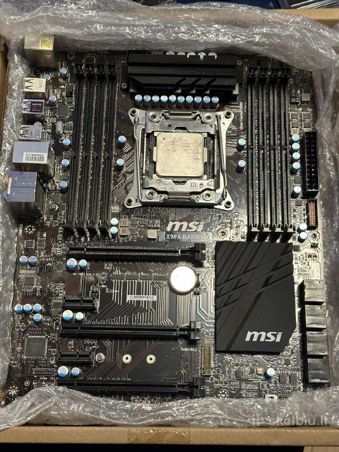Msi X99a Raider Lga 2011-3 pagrindinė plokštė - nuotraukos Nr. 9