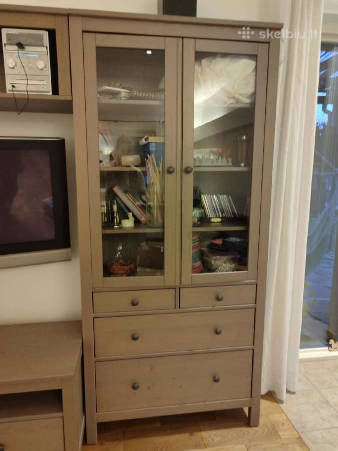 Ikea Hemnes svetainės baldų komplektas iš medžio - nuotraukos Nr. 5