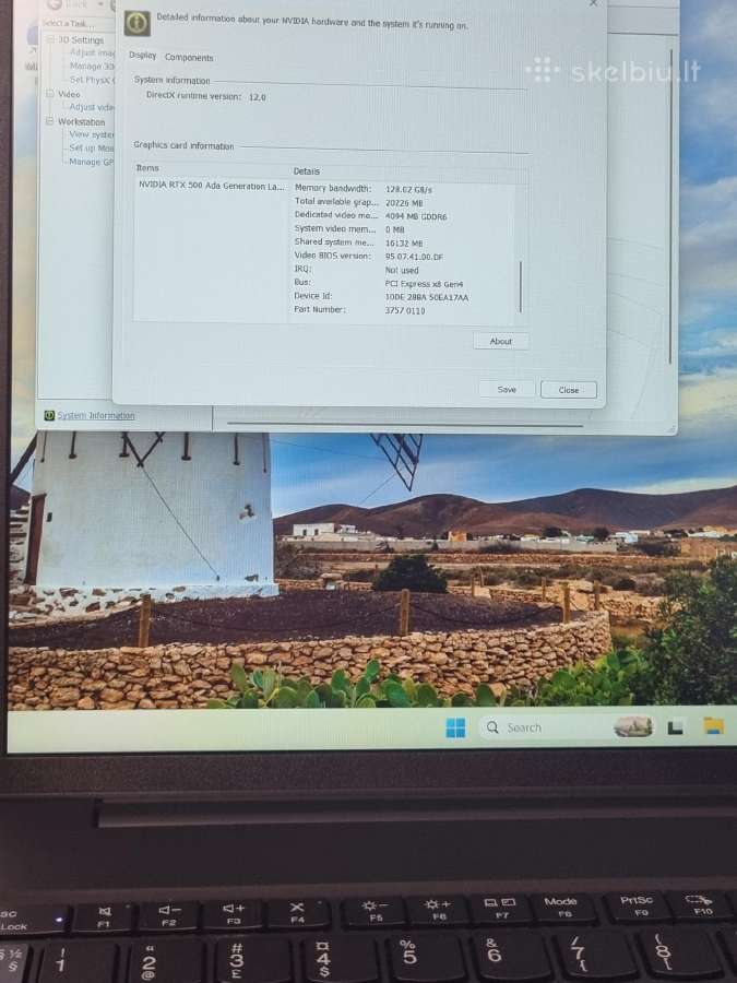 Lenovo Thinkpad P16s Gen 3 - nuotraukos Nr. 10