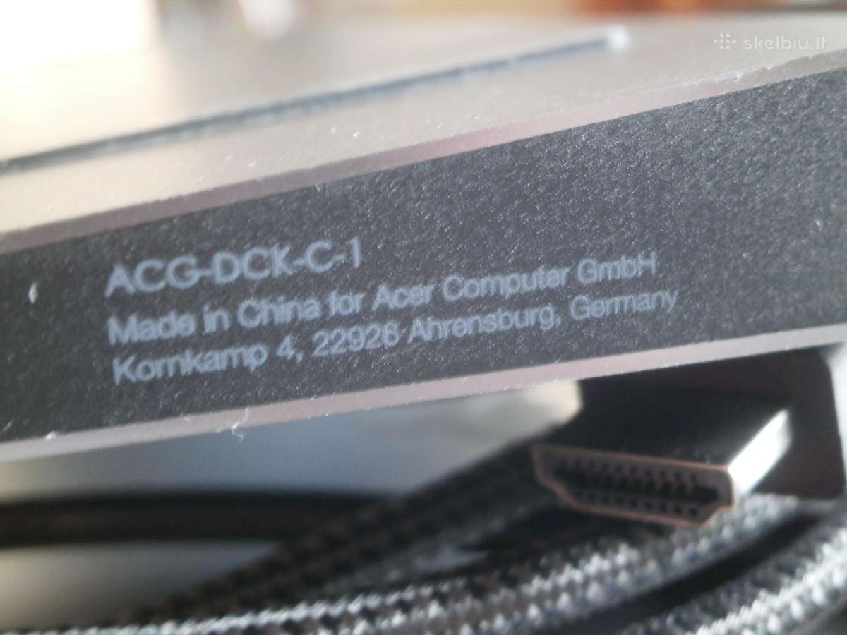 Jungčių stotelė Acer Acg-dck-c-1( dokas)+kabeliai - nuotraukos Nr. 2