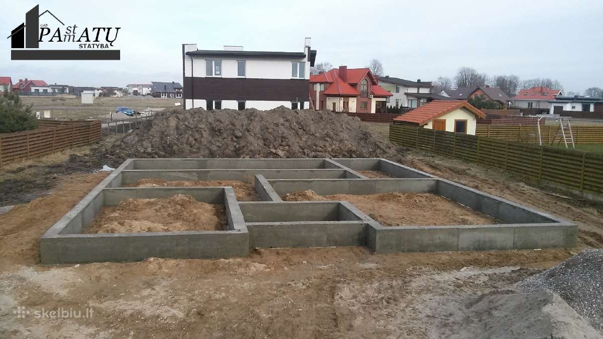 Polinių gręžtinių pamatų įrengimas - nuotraukos Nr. 16