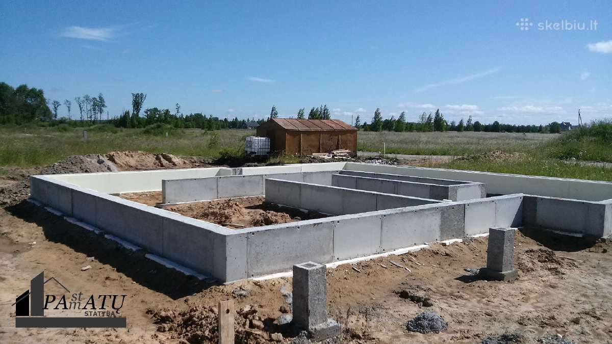 Polinių gręžtinių pamatų įrengimas - nuotraukos Nr. 15