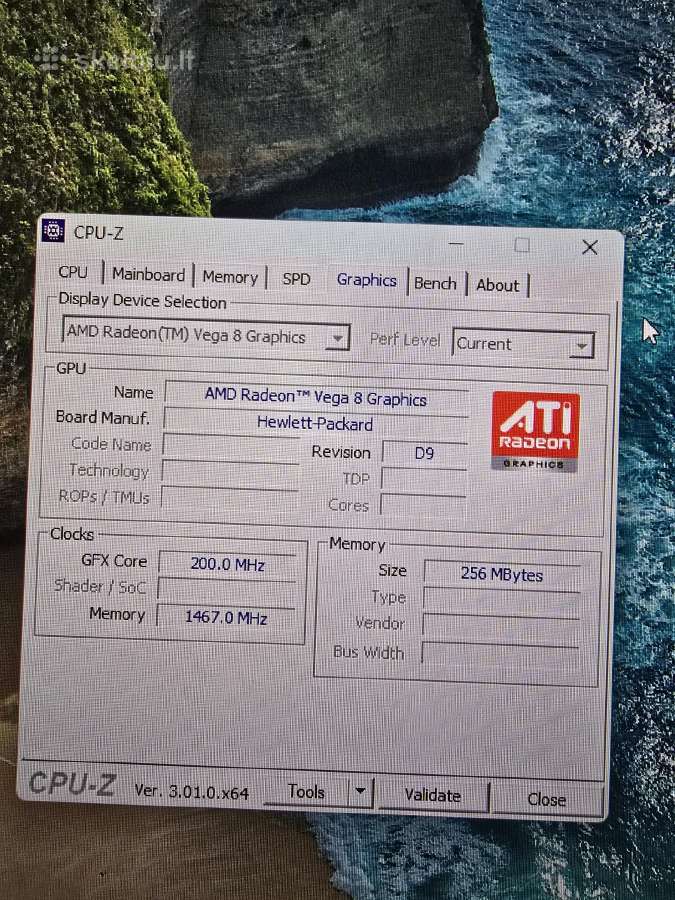 Hp Elitedesk 705 G5 desktop mini. 16gb/512gb - nuotraukos Nr. 5