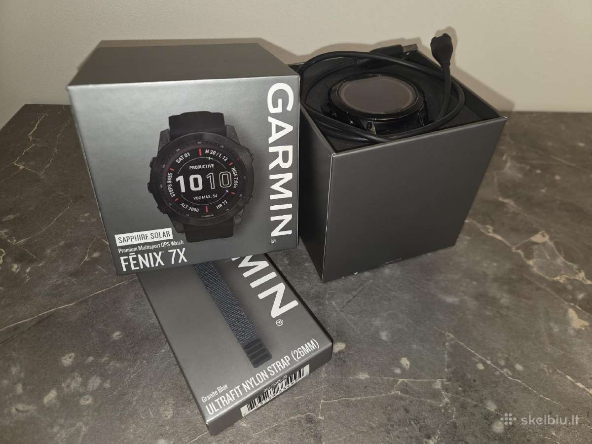 Garmin Fenix 7x Sapphire Solar 51mm - nuotraukos Nr. 6