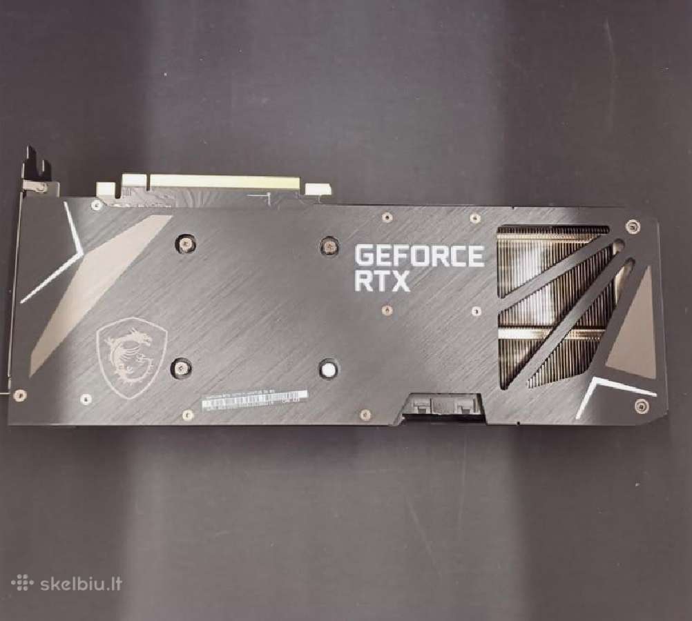 Msi Geforfe rtx 3070ti 8gb - nuotraukos Nr. 2