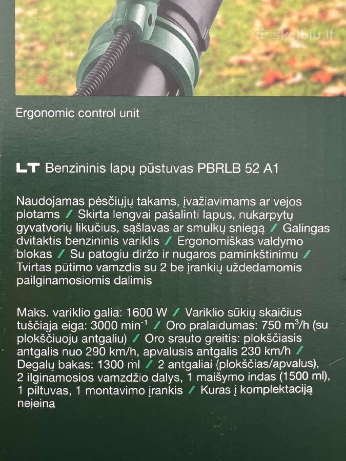 Lapų pūstuvas - nuotraukos Nr. 10