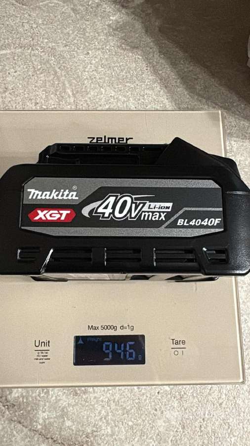 Makita xgt 40v 4ah akumuliatoriai Bl4040f - nuotraukos Nr. 4