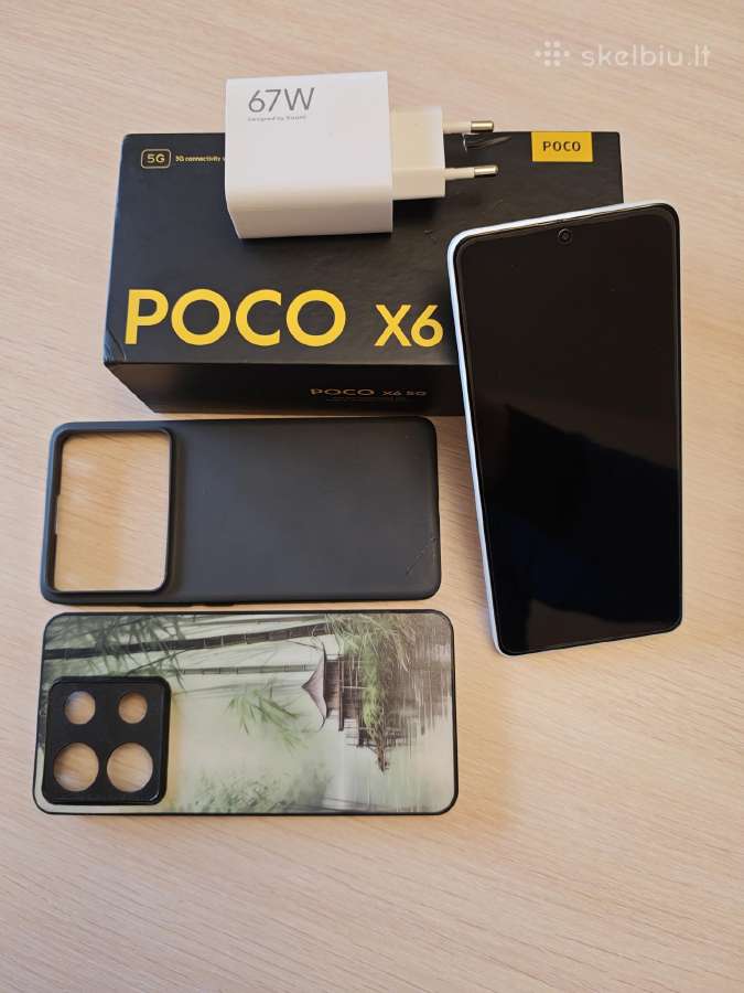 Poco X6 5G 8/256gb (Kaip naujas) - nuotraukos Nr. 6