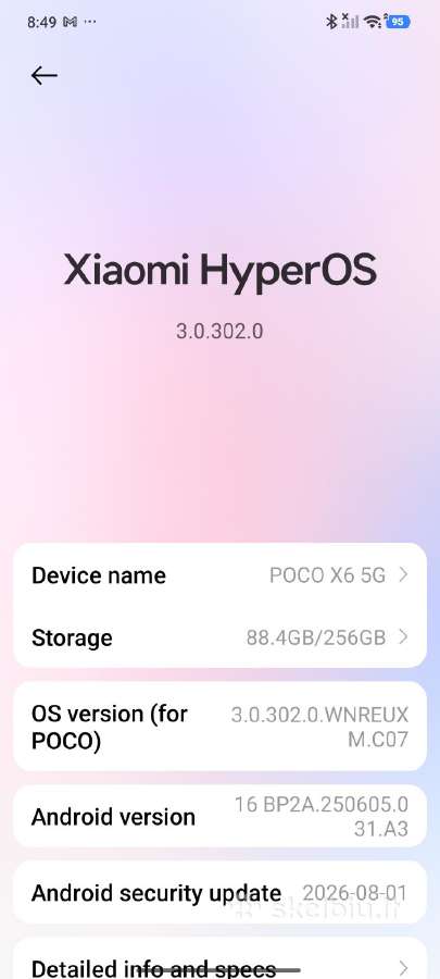 Poco X6 5G 8/256gb (Kaip naujas) - nuotraukos Nr. 7