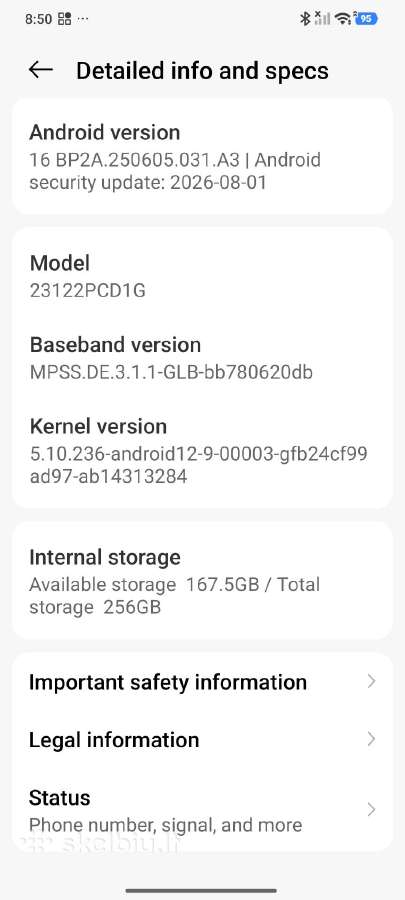 Poco X6 5G 8/256gb (Kaip naujas) - nuotraukos Nr. 10