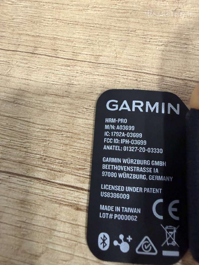 Garmin hrm-pro - nuotraukos Nr. 2