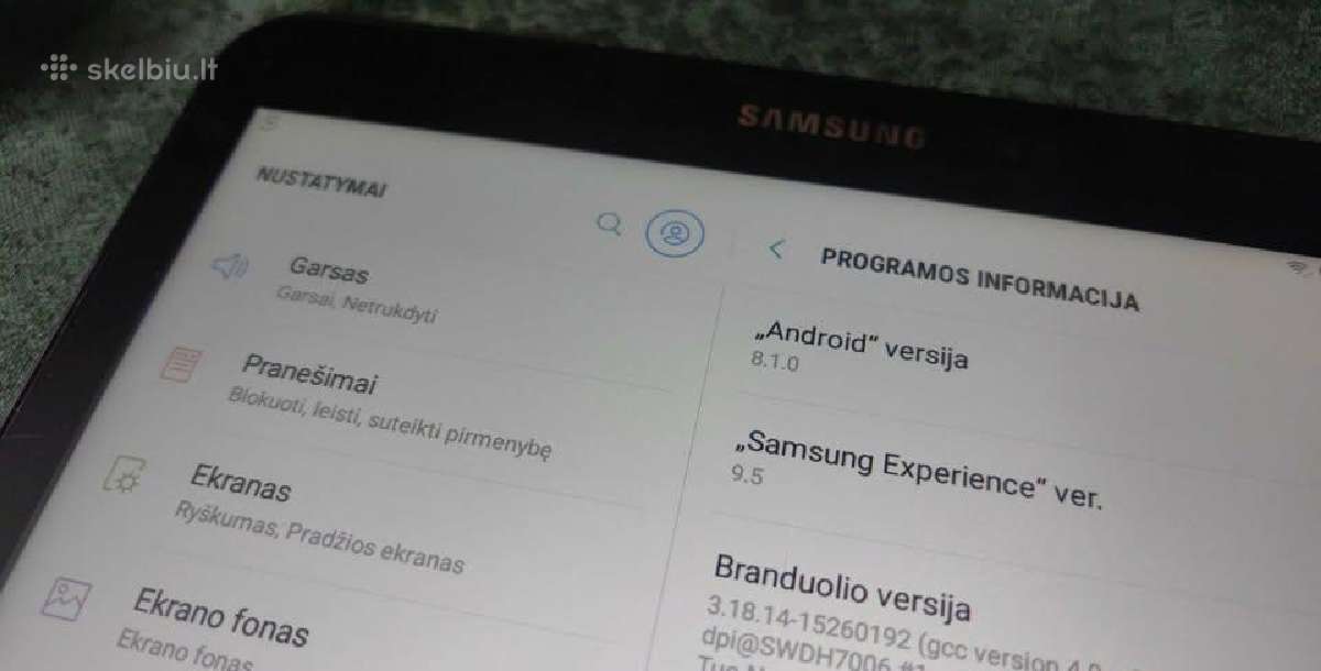 Samsung Galaxy Tab A6 (10,1col T580) - nuotraukos Nr. 3