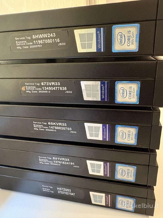 „Dell Optiplex 7070“. 9-osios kartos „Core i5“. Be - nuotraukos Nr. 5