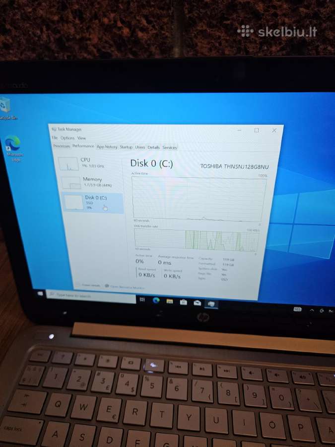 Hp Spectre 13 Ultrabook. Cpu i5. Su SSD. Liečiamas - nuotraukos Nr. 4