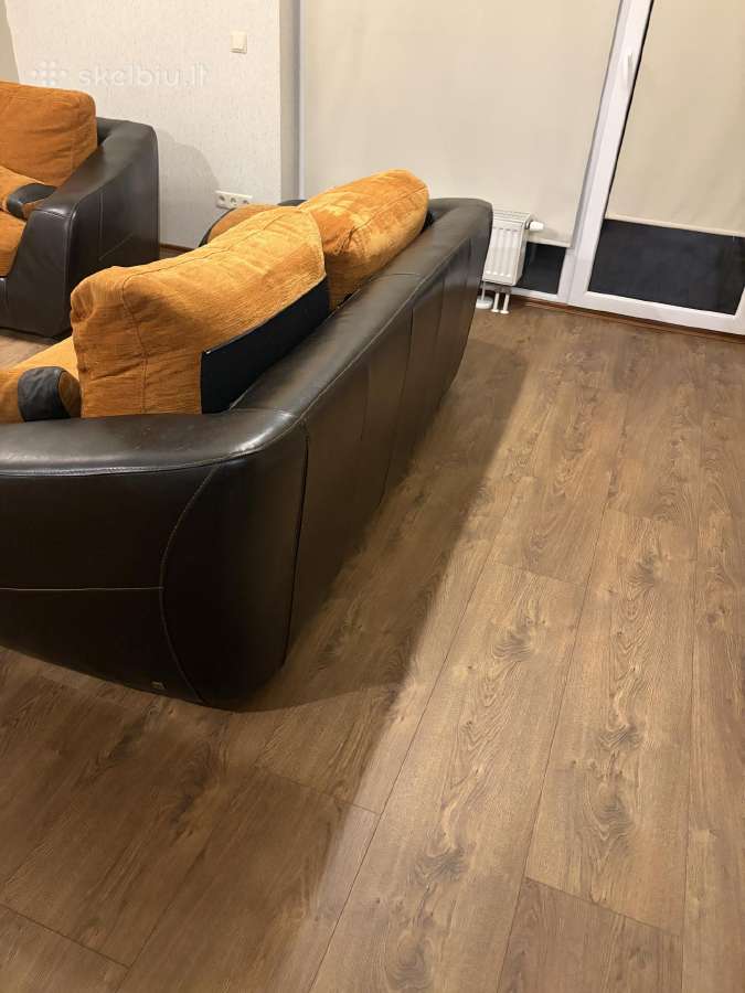 Minkšti svetainės baldai_natūrali oda - nuotraukos Nr. 6