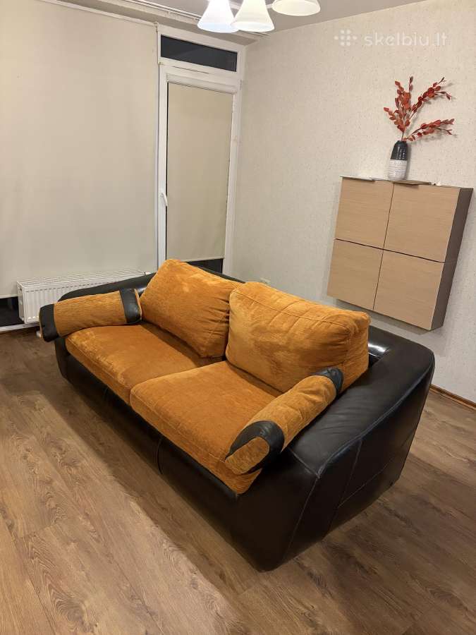 Minkšti svetainės baldai_natūrali oda - nuotraukos Nr. 2