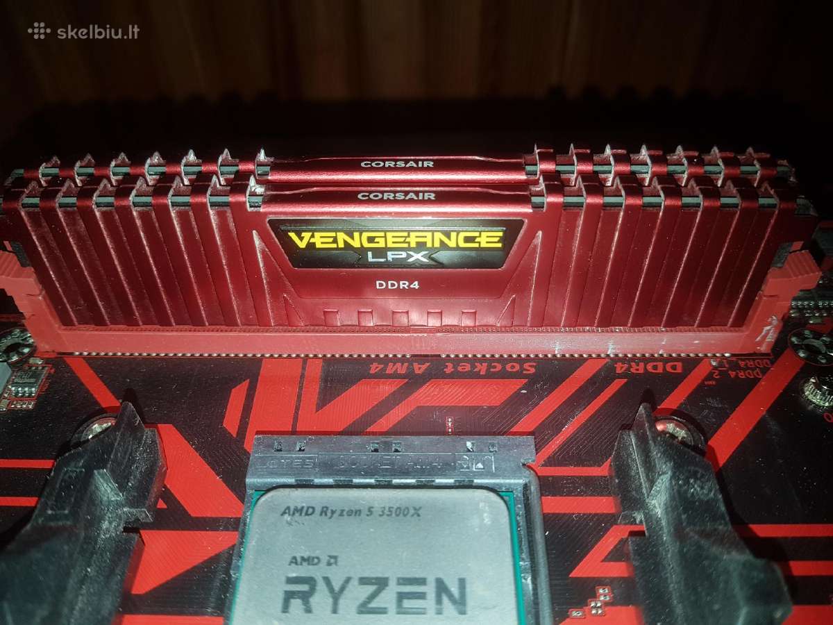 Gigabyte B450m Gaming Amd 3500x Corsair 8gb 3000 - nuotraukos Nr. 4