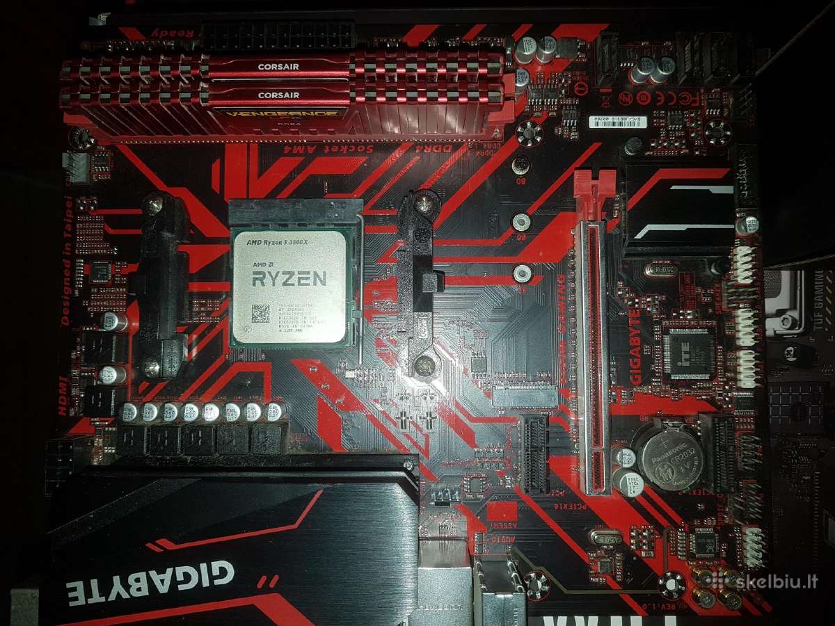 Gigabyte B450m Gaming Amd 3500x Corsair 8gb 3000 - nuotraukos Nr. 5