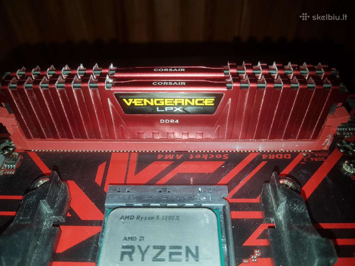 Amd 3500x Gigabyte B450m Gaming Corsair 8gb 3000 - nuotraukos Nr. 4