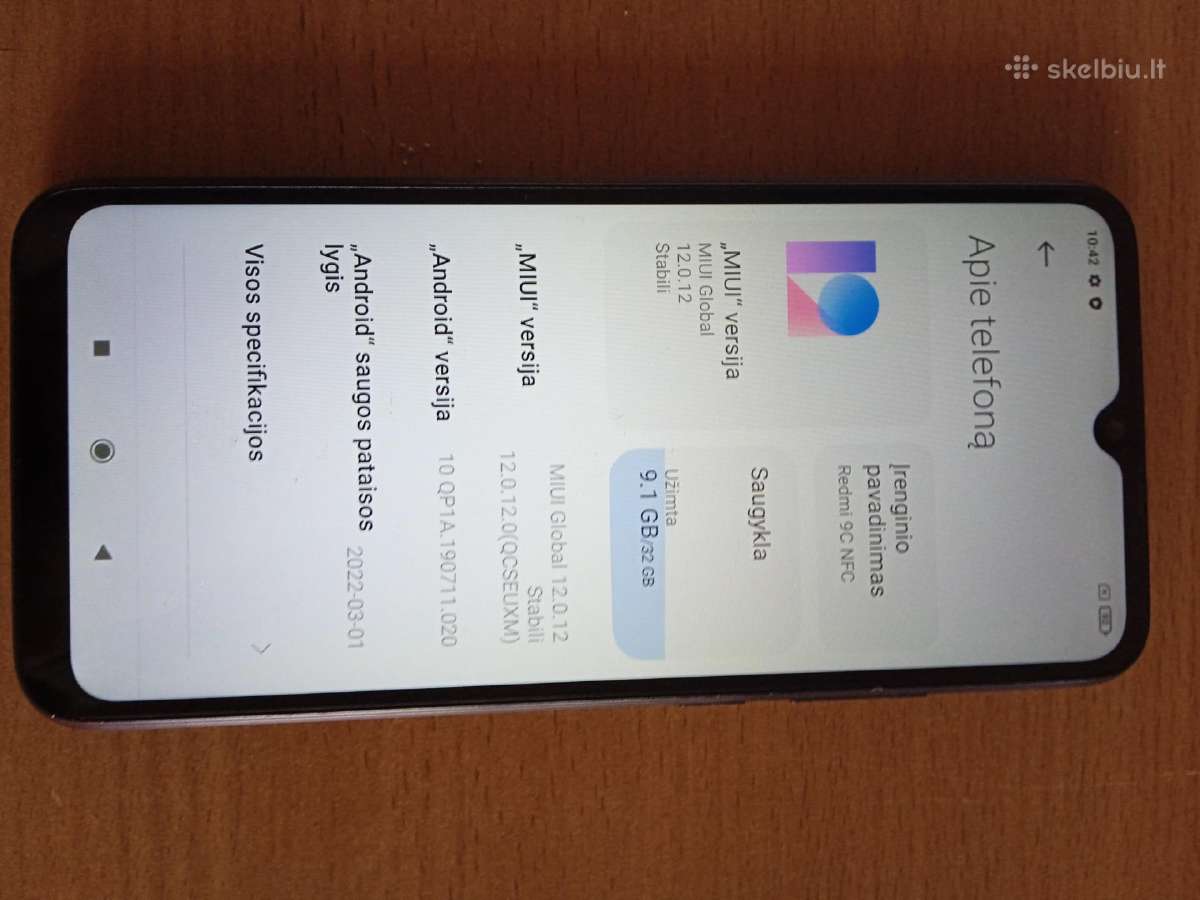 Xiomi redmi 9c Nfc - nuotraukos Nr. 2